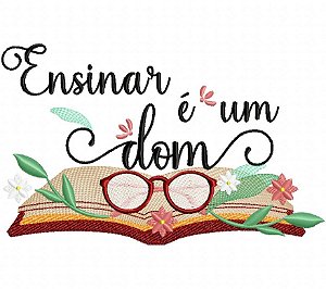 Matriz Bordado Dia Dos Professores Ensinar É