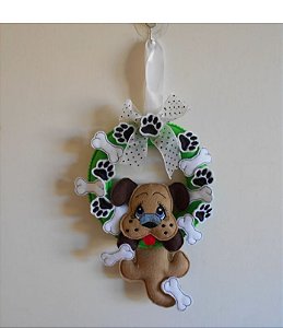 Matriz Bordado Guirlanda Cachorrinho