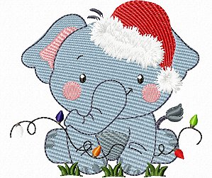 Matriz Bordado Natal Safári Ponto Cheio E Aplique
