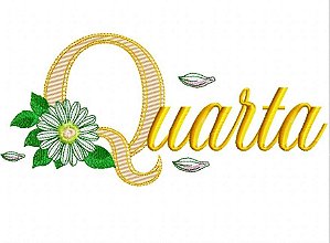 Matriz Bordado Semaninha Margaridas