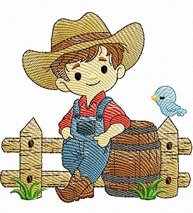 Matriz Bordado Coleção Menino Na Fazenda Para Fralda