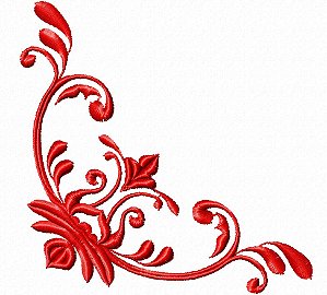 Matriz Bordado Cantos Arabescos Para Guardanapo