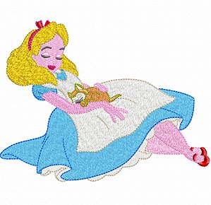 Matriz Bordado Alice No País Das Maravilhas E Amigos
