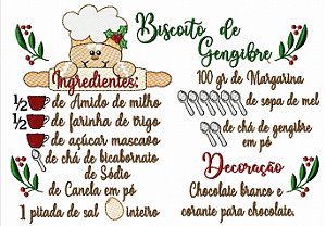 Matriz Bordado Pano De Prato Receitas Da Vovó