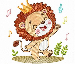 Matriz Bordado Safári Dançando