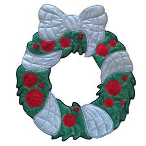 Matriz Bordado Natal Enfeite De Porta Guirlanda