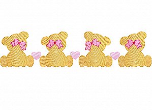 Matriz Bordado Barrinha Infantil Para Fralda