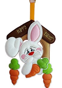 Matriz Bordado Páscoa Enfeite De Porta Coelhinho