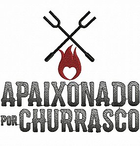 Matriz Bordado Pano De Prato Mestre Churrasqueiro