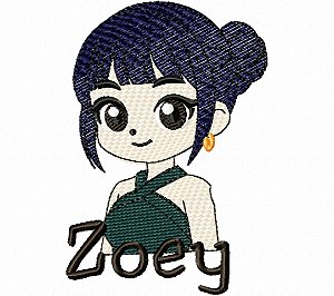 Matriz Bordado Coleção Guerreiras Kpop