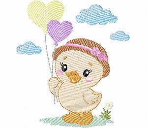 Matriz Bordado Patinha Linda Para Fralda