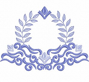 Matriz Bordado Toalha E Lavabo Masculino Clássico