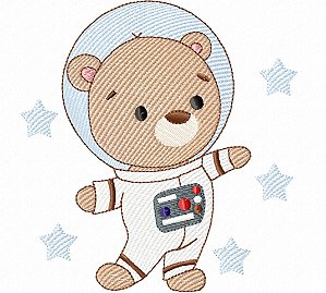Matriz Bordado Ursinho Astronauta