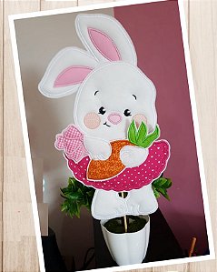 Matriz Bordado Páscoa Enfeite De Mesa Coelhinho