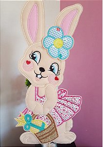 Matriz Bordado Páscoa Enfeite De Mesa Coelhinha