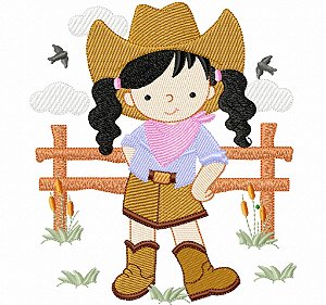 Matriz Bordado Coleção Menina E Menino Sertanejos