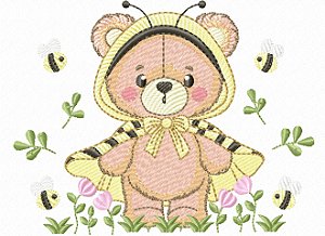 Matriz Bordado Coleção Abelhinha Para Fralda