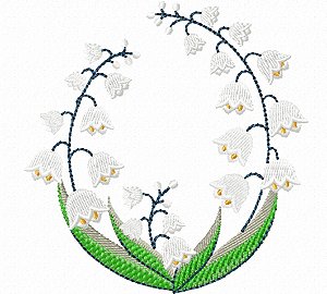 Matriz Bordado Coleção Lírio Do Vale