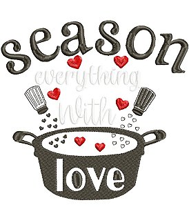 Matriz Bordado Pano De Prato Cozinha Farm