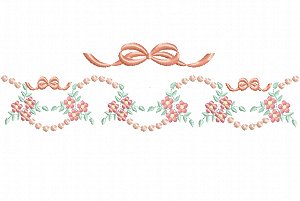 Matriz Bordado Toalha E Lavabo Barrinhas Lindas