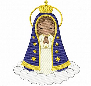 Matriz Bordado Coleção Nossa Senhora Aparecida Delicado