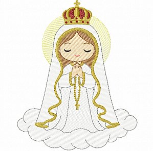 Matriz Bordado Nossa Senhora de Fátima e Santa Clara