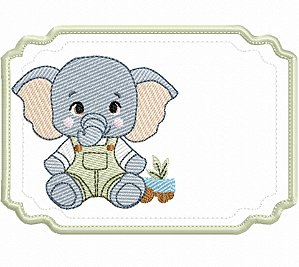 Matriz Bordado Safari Baby Lindas Tags