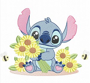 Matriz Bordado Conjunto Lilo E Stitch Delicados