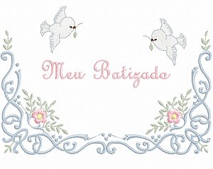 Matriz Bordado Meu Batizado