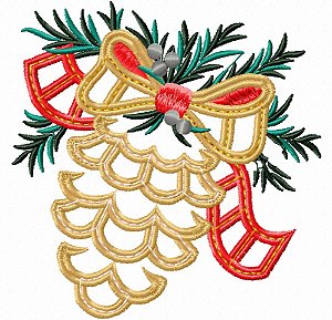 Matriz Bordado Natal Aplique Com Estilo