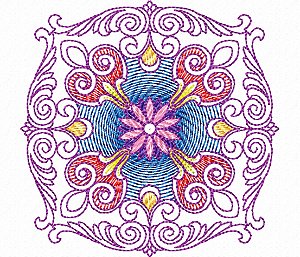 Matriz Bordado Coleção Mandalas Contorno