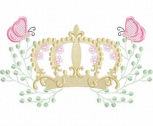 Matriz Bordado Toalha E Lavabo Molduras Florais Delicadas