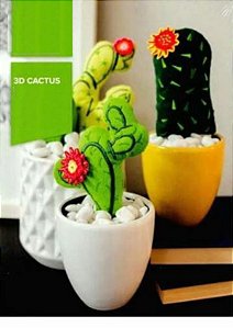 Matriz Bordado 3d Cactus E Suculentas