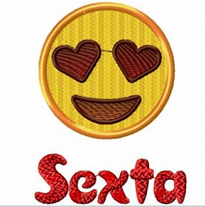 Matriz Bordado Semaninha Emojis