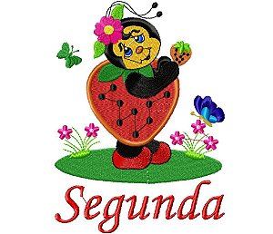 Matriz Bordado Semaninha Joaninha