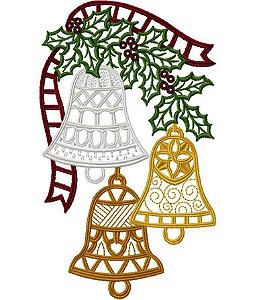 Matriz Bordado Richelieu Natal Lindo Colorido