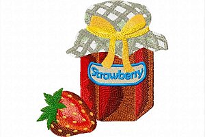 Matriz Bordado Compota De Frutas