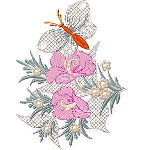 Matriz Bordado Floral 5
