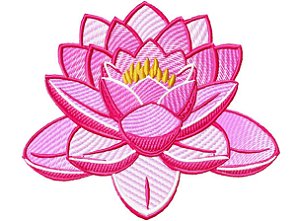 Matriz Bordado Coleção Flor De Lótus