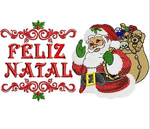 Matriz Bordado Feliz Natal