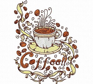 Matriz Bordado Café Divino