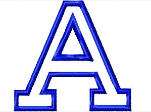 Matriz Bordado Alfabeto Colegial