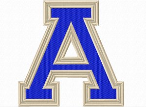 Matriz Bordado Alfabeto Jaqueta