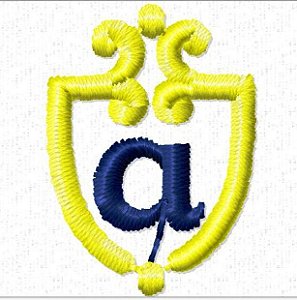 Matriz Bordado Alfabeto Minúsculo No Escudo