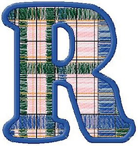 Matriz Bordado Alfabeto Xadrez