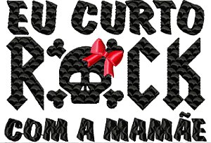 Matriz Bordado Bebê No Rock