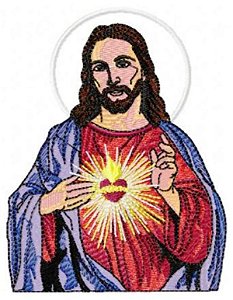 Matriz Bordado Sagrado Coração