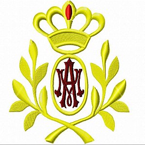 Matriz Bordado Anagrama Ave Maria