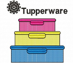 Matriz Bordado Conjunto Tupperware