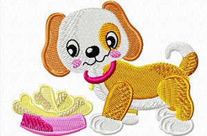 Matriz Bordado Lindo Cachorrinho